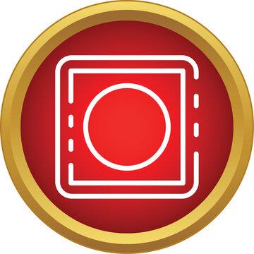 Condom icon on a red background symbolizing safe sex and sexual health