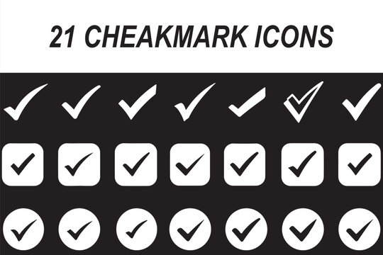Check mark icon button set. Check box icon with right and wrong buttons and yes or no checkmark icons in green tick box and red cross. Isolated checkmark symbol, right and wrong sign concept. Icon.