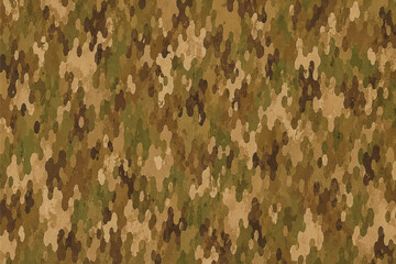 Seamless Winter Alpine Modern Snow Camo with Gradient Flowing Organic Shapes Camouflage Pattern   © Muhammad