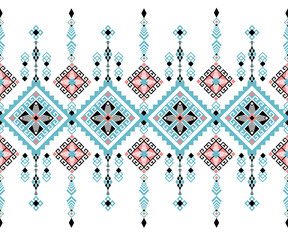 Obraz premium Seamless pattern, geometric, ethnic, Japan style