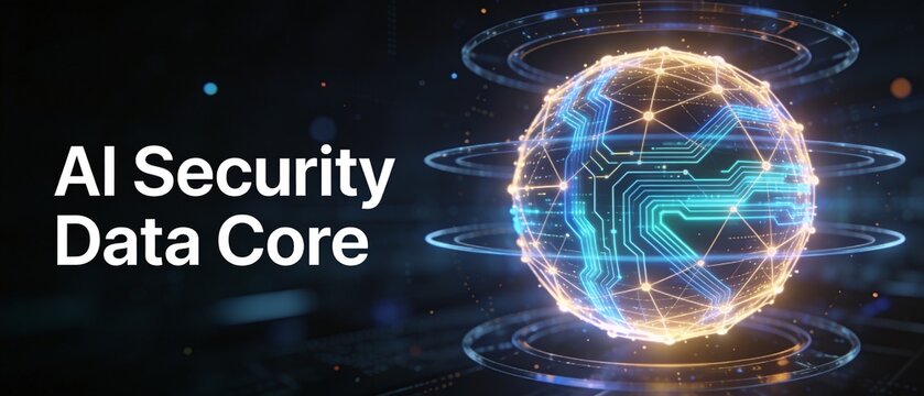 AI Security Data Core System Protects Global Network Safely In Cyberspace