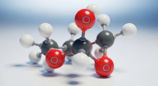 Molecular Structure of Chemical Compound.