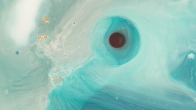 Abstract Organic Cell Liquid Art Background