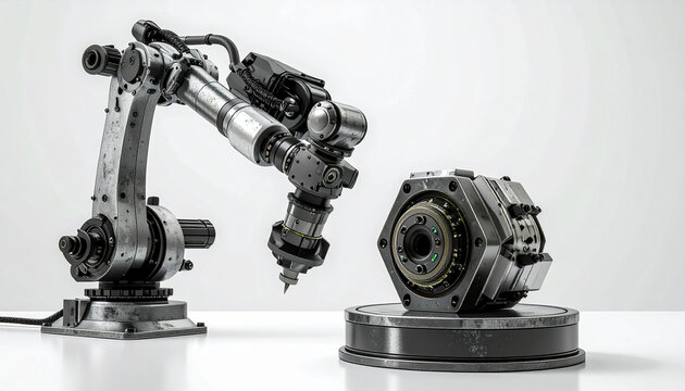 Robot scanning object