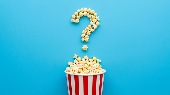 Popcorn Question Mark A Whimsical and Intriguing Symbol of Culinary Curiosity and Cinema Delight