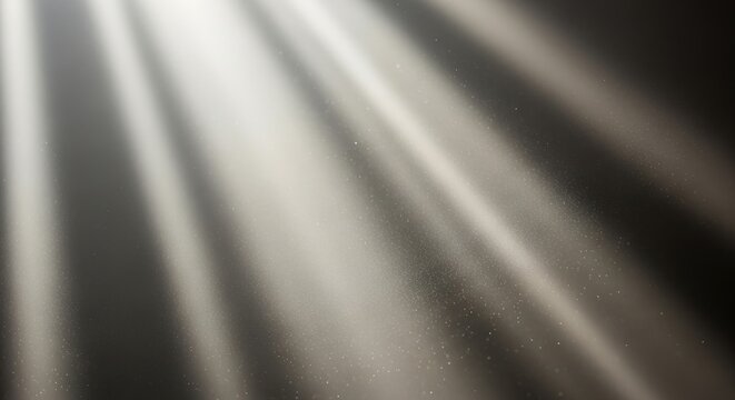 Abstract Light Rays - Dramatic Sunlight Beaming Through the Atmosphere.
