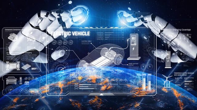 AI supports electric vehicle design by managing power systems, optimizing battery efficiency, enabling smart charging, and integrating renewable energy data Marrow