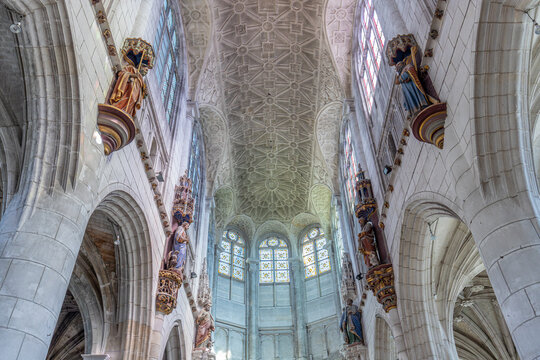 Cathedral Saint Jean, Joigny, Yonne, France