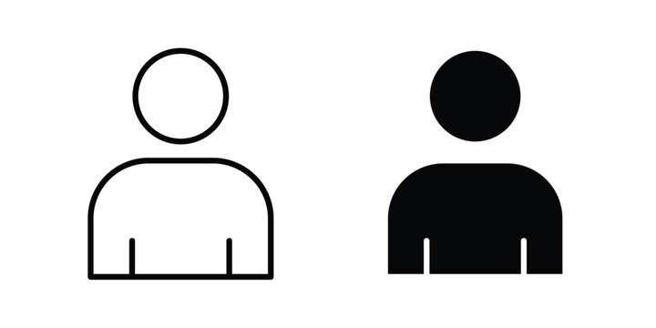 Individual icon symbol set in black and white. EPS10