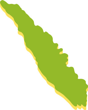 Sumatra Island Map Vector