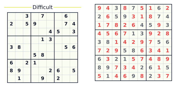 Sudoku Activity Book Page. Engage Your Mind With Challenging Puzzles Designed for Avid Sudoku Enthusiasts Seeking Hard Levels