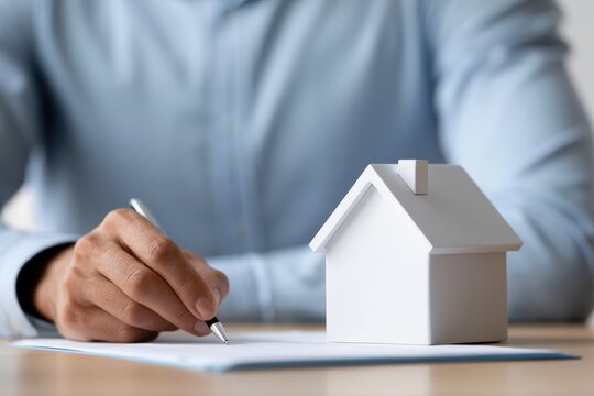 Home buying process with mortgage consultation and approval