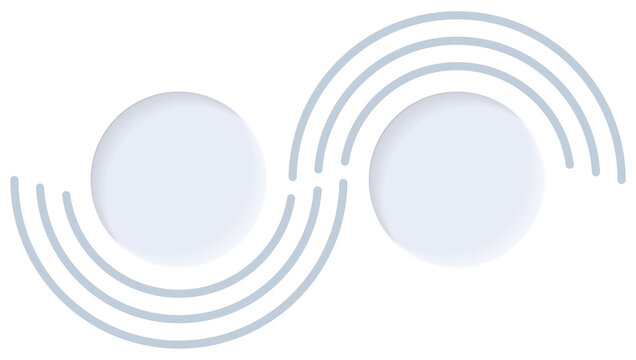Two options infographic template
