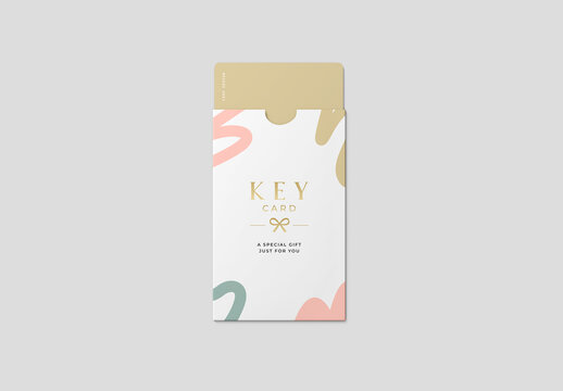 Key Card Holder Mockup