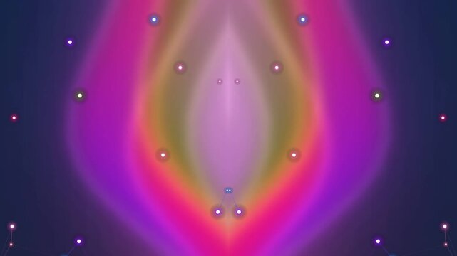Abstract Luminous Mist Formation with Subtle Light Accents on a Dark Background