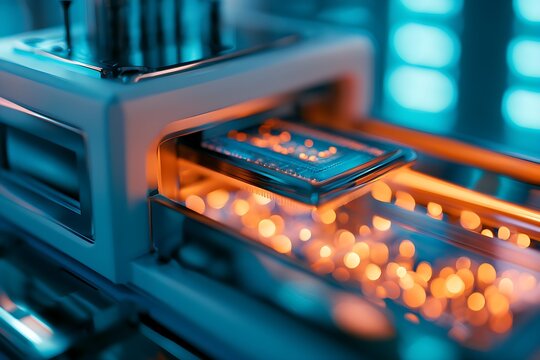 Laboratory machine for synaptic vesicle barcoding in connectomics