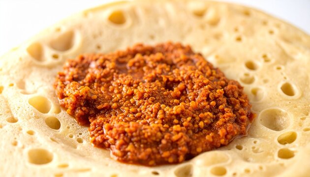 Ethiopian Injera with Lentil Misir Wat Stew