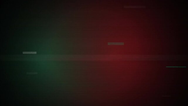 Red and Green Glitch Effect Background, Digital Noise, CRT Scanlines, Signal Interference, Cyberpunk Texture, Tech Error Screen, Analog Static, Video Distortion 4k video