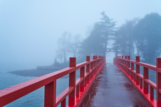 Goodbye, distinct world. Let us build this bridge for the unseen tomorrow waiting beyond the mist.
