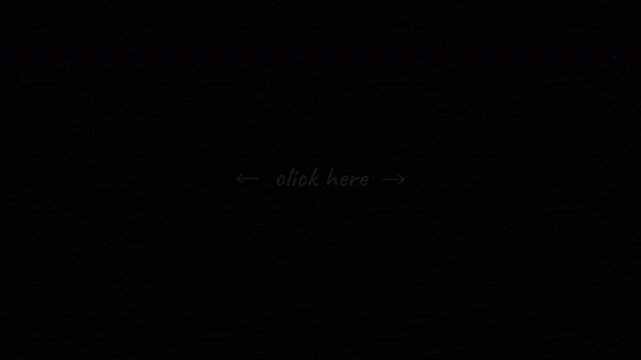 Hand Drawn Click Here Text with Animated Arrows, Call to Action Sign, Doodle Style Button, Website Navigation, Marketing Link, Pointer Animation 4k video