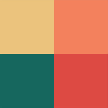 Rectangle Divided Pattern into 4