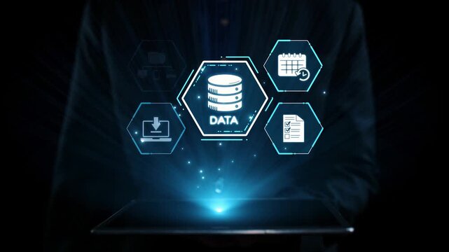Cloud computing, cloud strategy, and cloud technology transforming digital infrastructure with scalable services, secure data storage, and cloud-based digital business solutions. Elide
