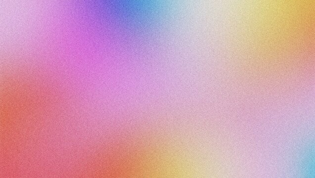 Vibrant rainbow gradient background, soft pastel color blend, abstract holographic texture, colorful spectrum wallpaper, smooth iridescent surface for creative design 4K grainy texture Background