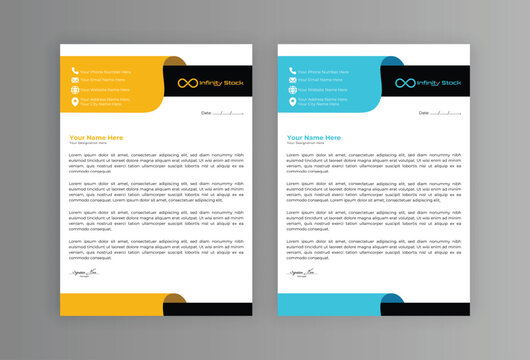 Two document pages with coding text and colorful header bars