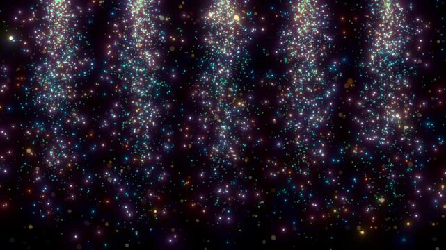 blue dust light decoration background particle