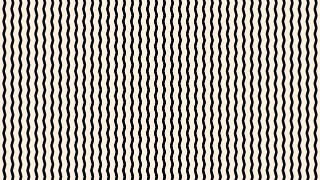 Black and White Vertical Zigzag Seamless Pattern. Minimalist Monochrome Chevron Background for Wallpaper and Fabric