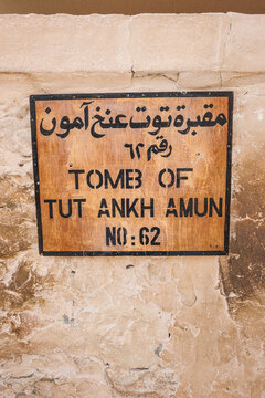 Luxor, Egypt - 28 Jan 2026: The tomb of pharaoh Tutankhamun in the Valley of the Kings, Luxor, Egypt
