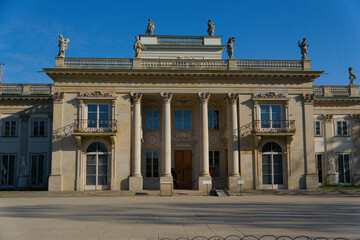 Naklejka premium the royal palace in warsaw