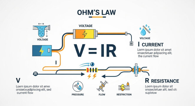 Ohms Law Electrical Circuit Diagram Explained.