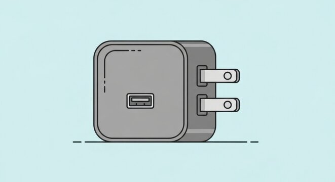 Wall adapter power plug for usb device.
