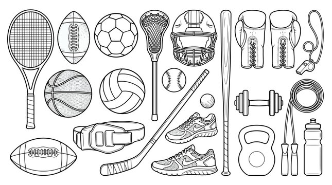 
Baseball sports equipment set