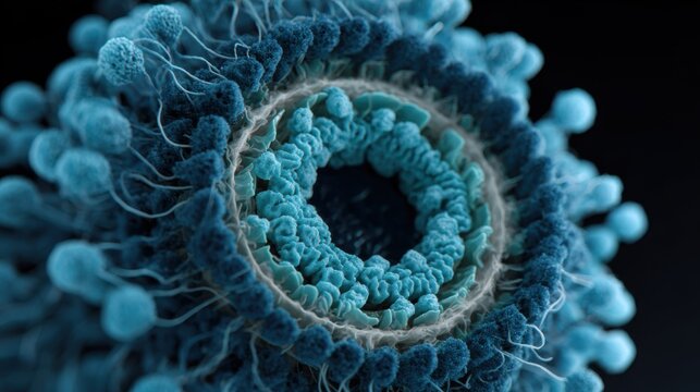 3D model shows porins in bacteria constricting to block antibiotics effectively