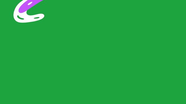 Green screen liquid water transition video