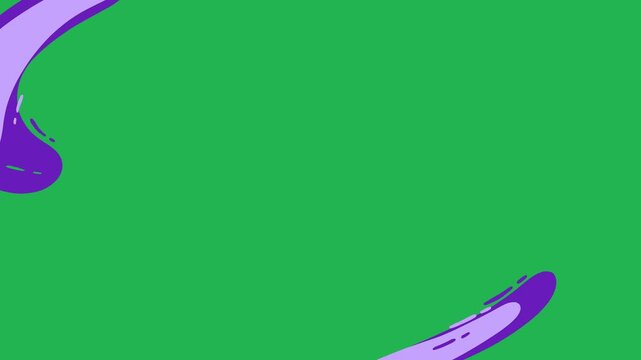 Green screen liquid water transition video
