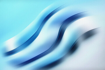 Obraz premium Smooth Blue Fluid Wave Background with Elegant Gradient Curves and Modern Abstract Motion 