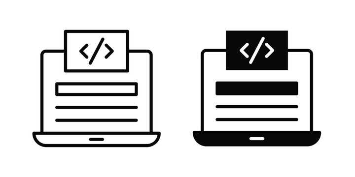 Front end icon or symbol set