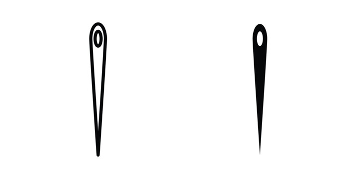 Needle icon or symbol set