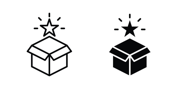 New product icon or symbol set