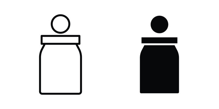 tip jar icon or symbol set