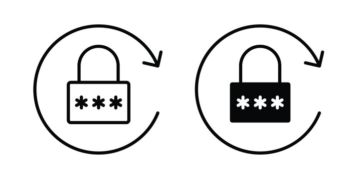 Update password icon or symbol set