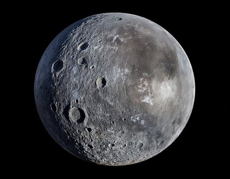 detailed view of mercury s rocky surface with craters and texture cut out