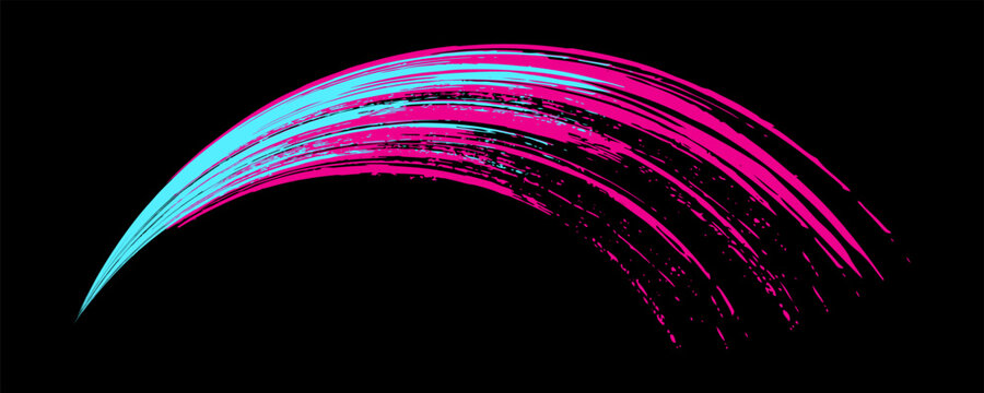 Car sticker wrap banner abstract sporty lines pink blue greenish grunge color combination brush storm thunder modern pattern racing motorsport.