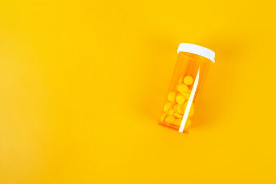 Pills in Vial closeup