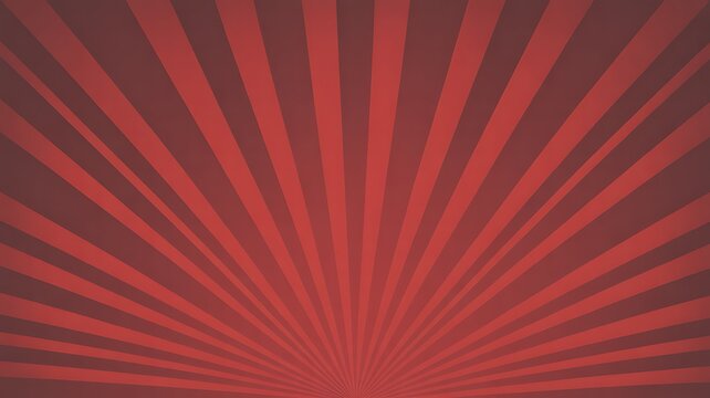 Red sunburst background, radial lines pattern, abstract red texture