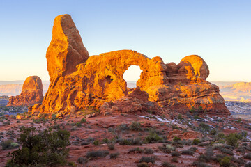 Turret Arch im Morgenlicht © Michael
