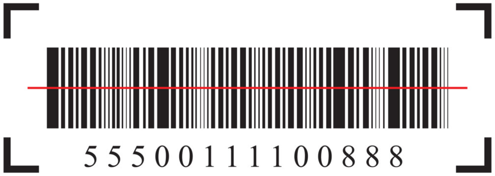 Barcode vector icons set. Bar code for product and sales. Collection of various black and white barcode vector icons isolated on a white background. Digital bar codes labels and tags. EPS 10.